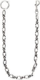 Balenciaga Silver Klub Trouser Wallet Chain