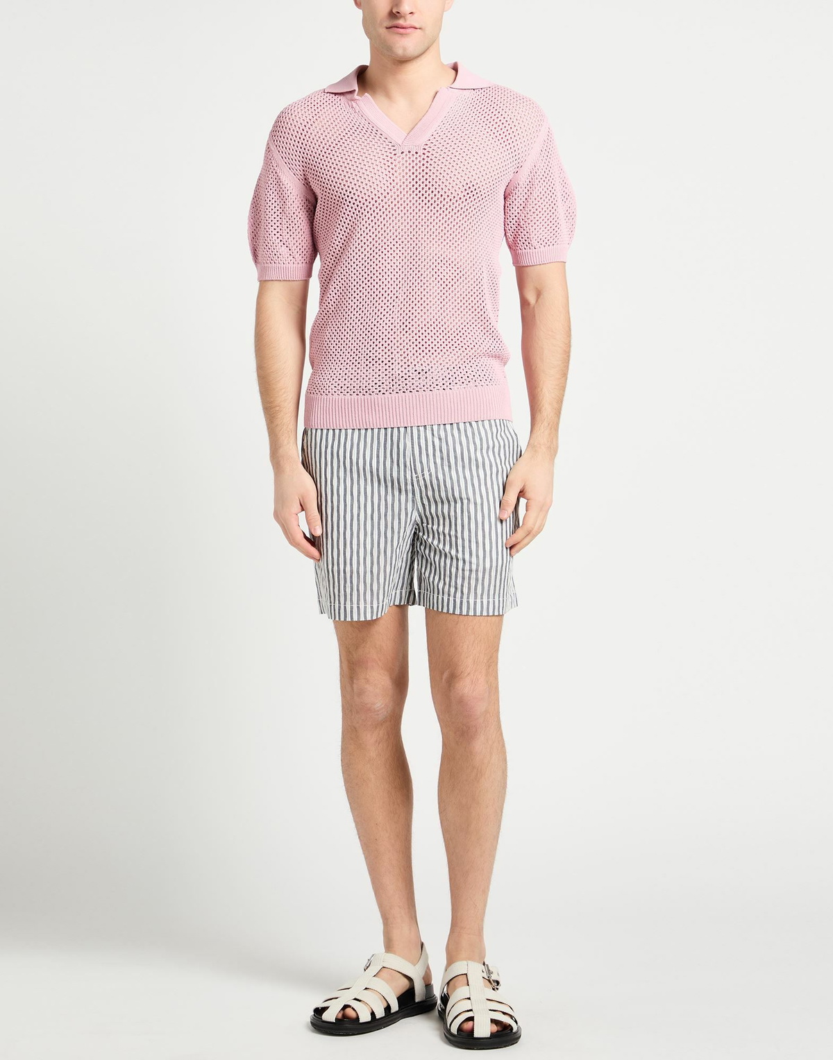 Laneus Mens Polo shirt in Pink