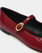 Steve Madden Lolli Flats in Burgundy Patent