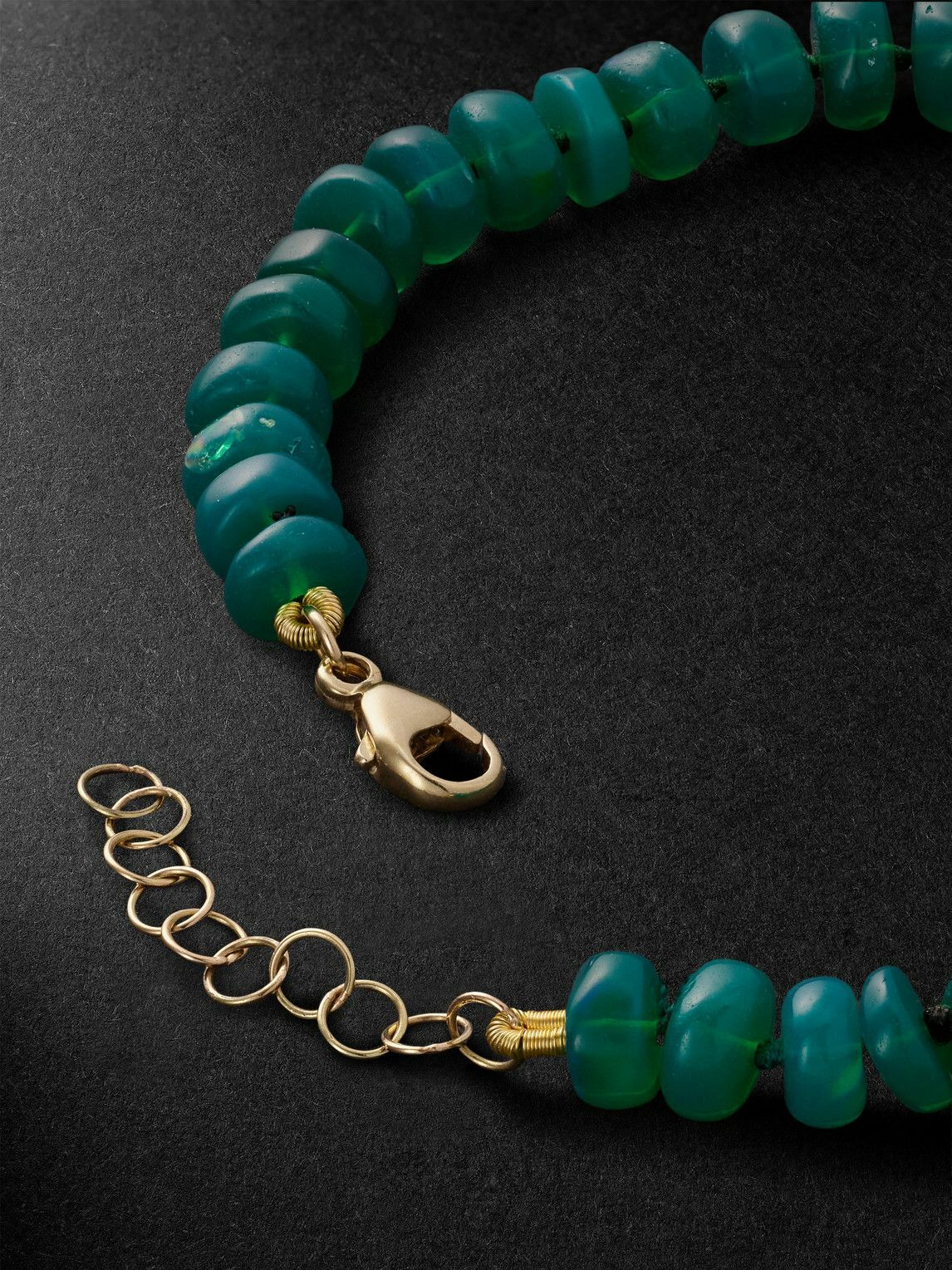 JIA JIA - Jumbo 14-Karat Gold Opal Beaded Bracelet