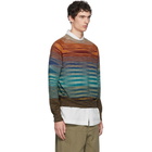 Missoni Multicolor Stripe Crewneck Sweater