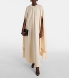 Tom Ford Asymmetric silk-blend cady kaftan