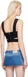 Dion Lee Black Harness Bralette