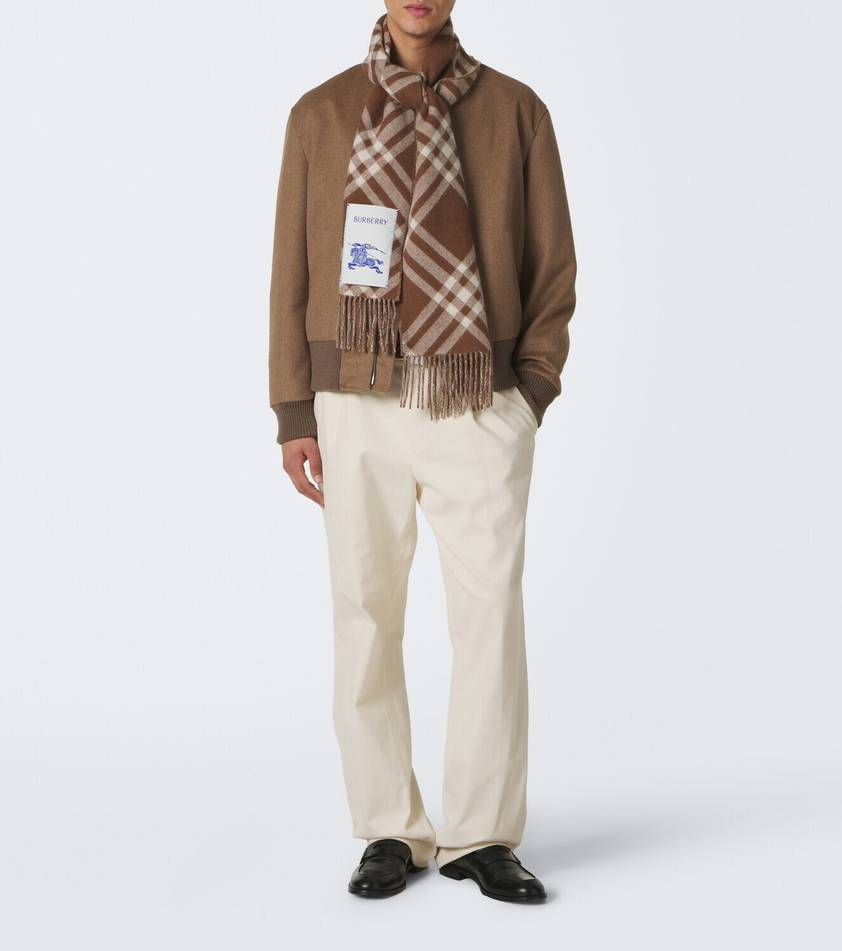 Burberry Burberry Check cashmere scarf