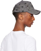 Mowalola Gray 'Lotta' Cap