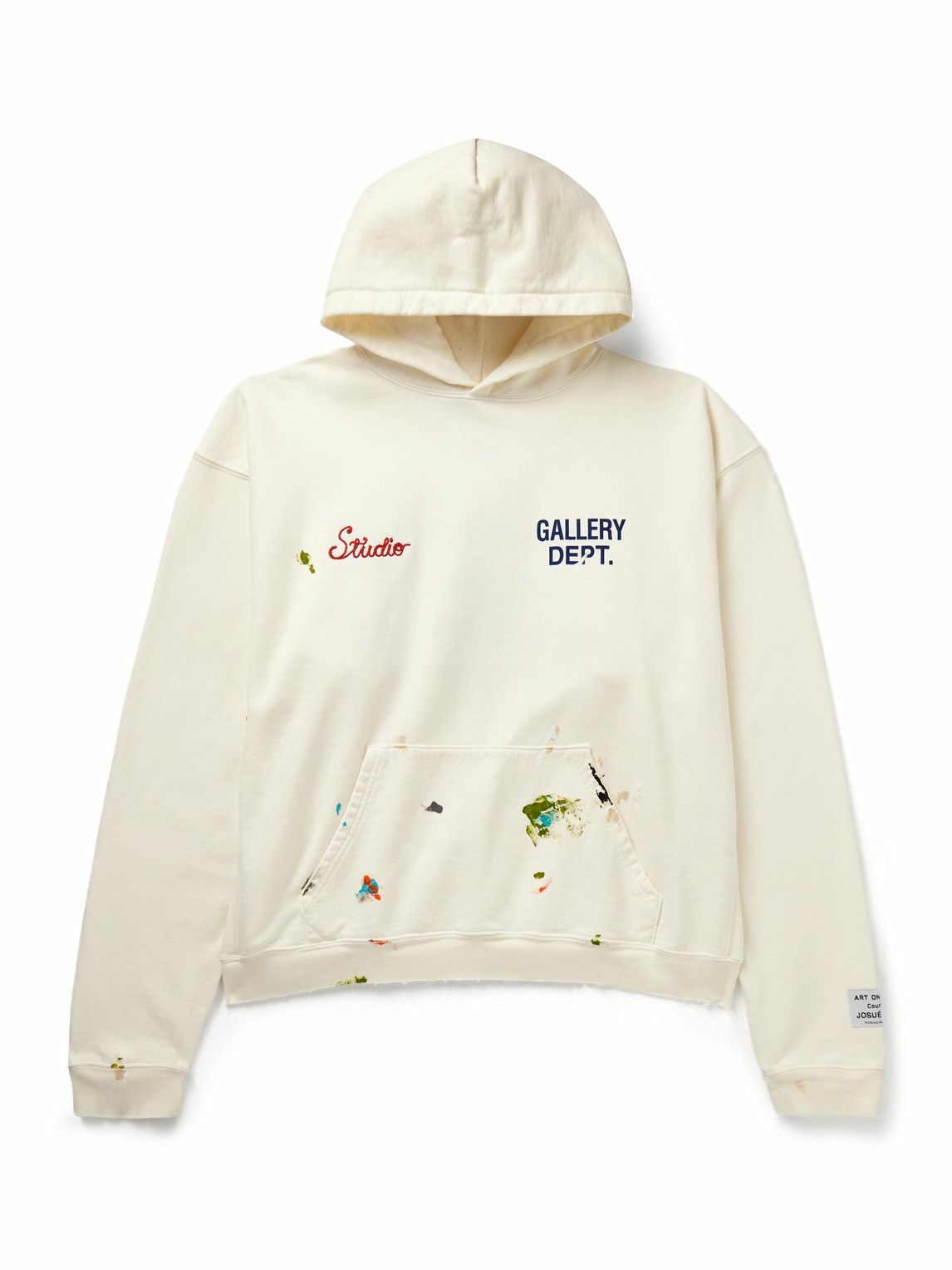 Gallery Dept. - Ventura Logo-Appliquéd Distressed Cotton