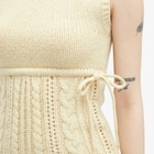 Peachy Den Women's Gabrielle Knit Vest in Buttercup