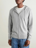 Mr P. - Merino Wool and Cashmere-Blend Zip-Up Hoodie - Gray