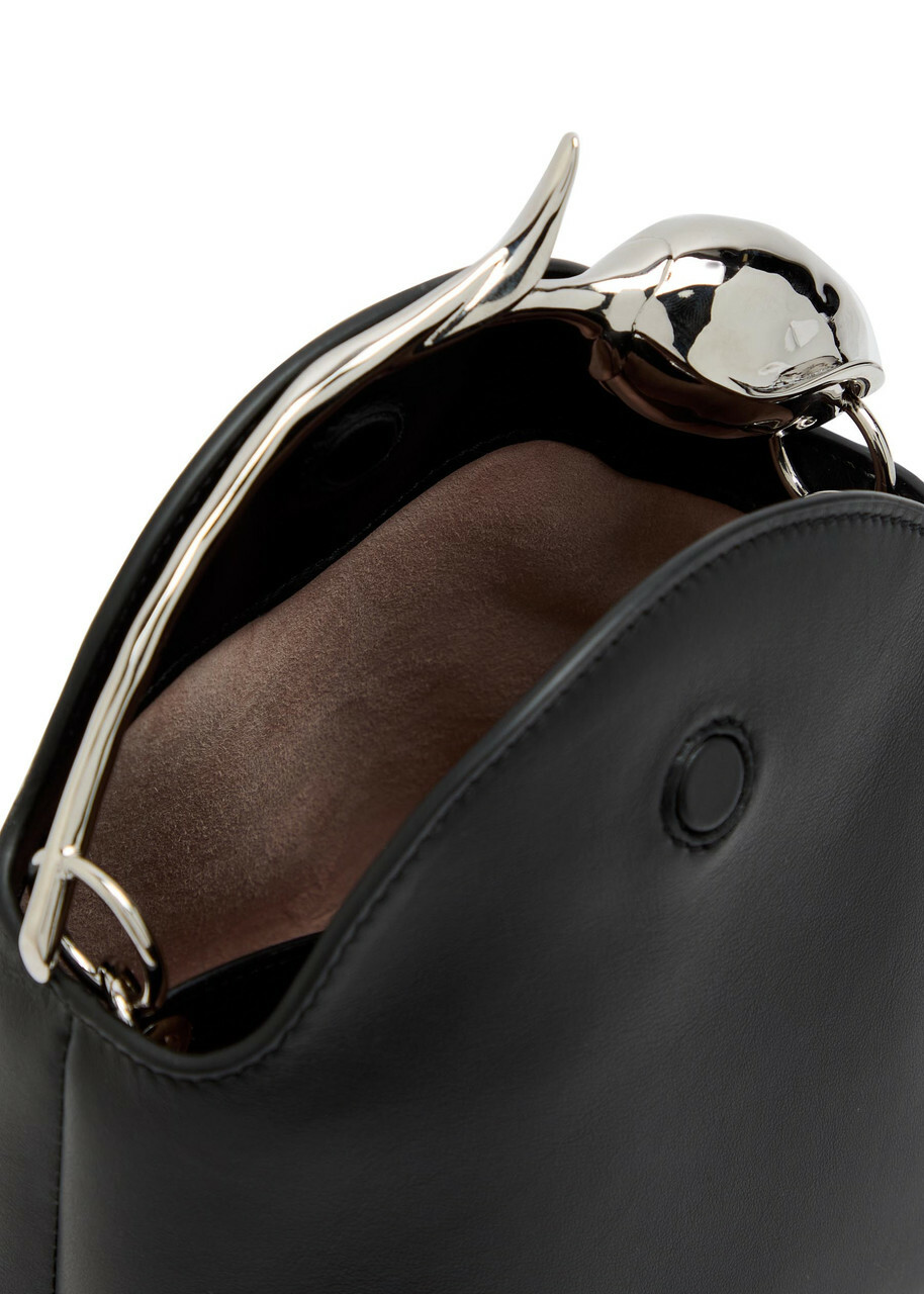 Erdem Bloom Mini Leather top Handle bag - Black - One Size