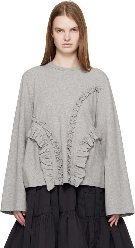 Photo: Cecilie Bahnsen Gray CBalva T-shirt