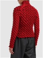 BOTTEGA VENETA - Fish Scales Wool Blend Knit Sweater