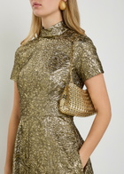 Emilia Wickstead Malinda Floral-jacquard Metallic Cloqué Gown Gold