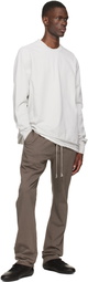 Rick Owens DRKSHDW Taupe Temple Berlin Drawstring Sweatpants