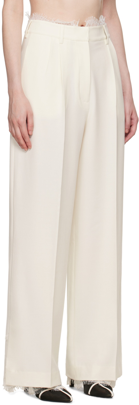 Beaufille Off-White Celeste Trousers