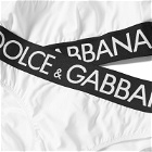 Dolce & Gabbana Women's Logo Band Bikini in White