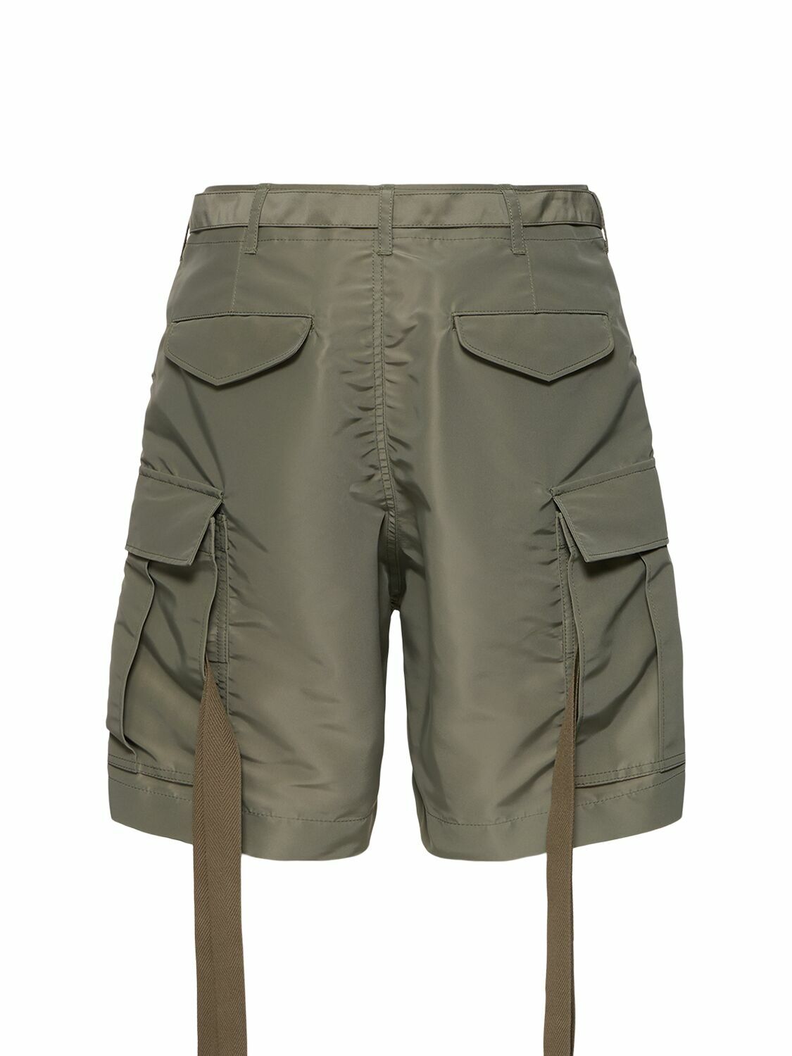 ✨美品✨24ss✨sacai✨Cotton Gabardine Shorts sacai Sacai Mixed Media Flared Shorts in Black at Nordstrom