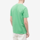 Moncler Men's Logo Ribbed T-Shirt in Green