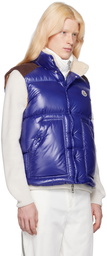 Moncler Blue Ardeche Down Vest