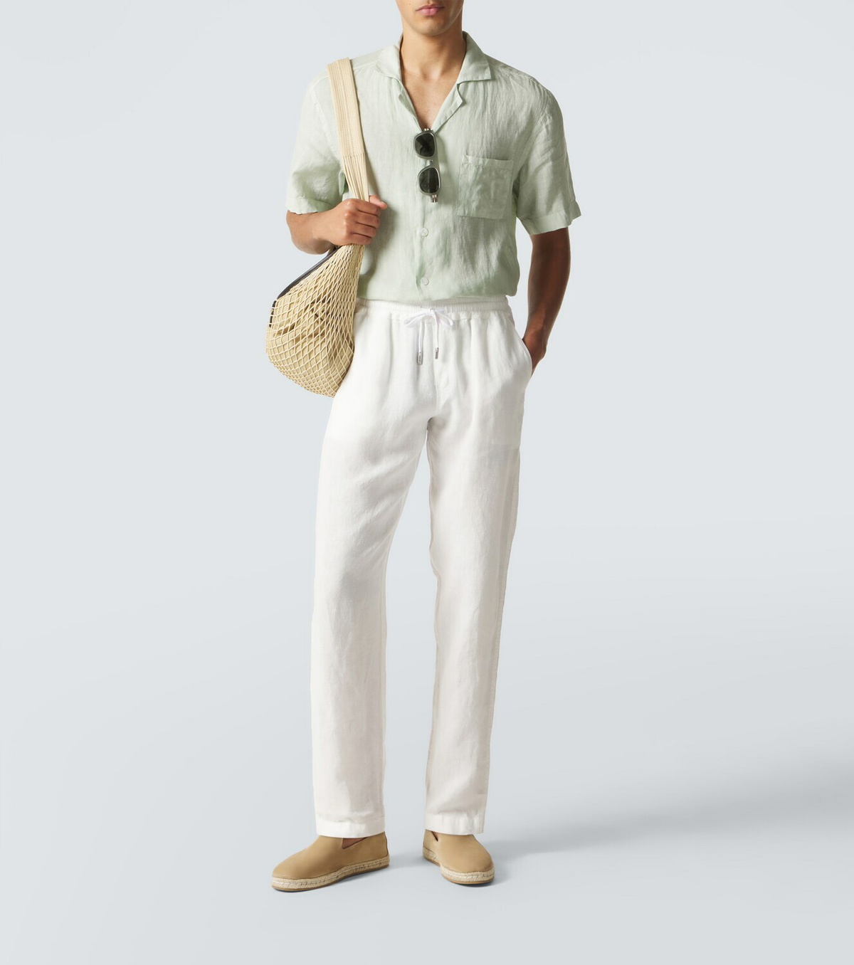 Thom Sweeney Linen straight pants