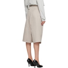 Maison Margiela Gray Wrap Shorts