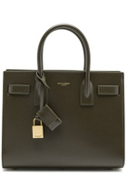 Saint Laurent Sac De Jour Baby Leather top Handle bag - Olive - One Size