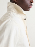 Drake's - Denim Overshirt - Neutrals