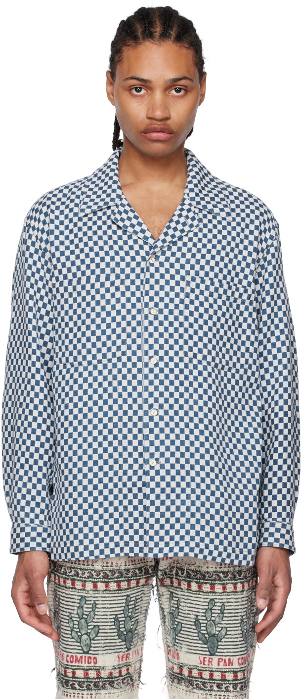 Kuro Blue Check Shirt