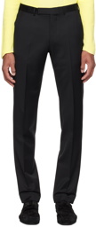 ZEGNA Black Slim-Fit Trousers