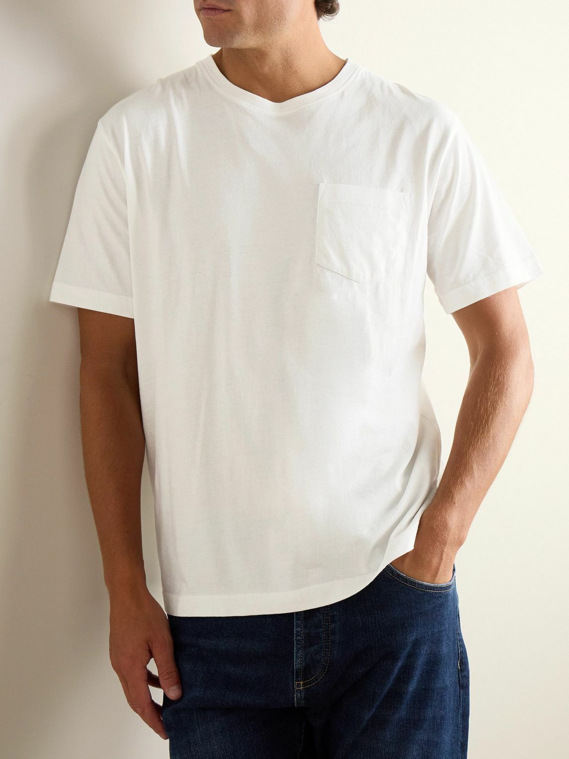 Peter Millar - Lava Wash Organic Cotton-Jersey T-Shirt - White