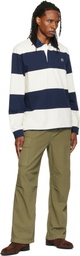 Palmes Green Herringbone Cargo Pants