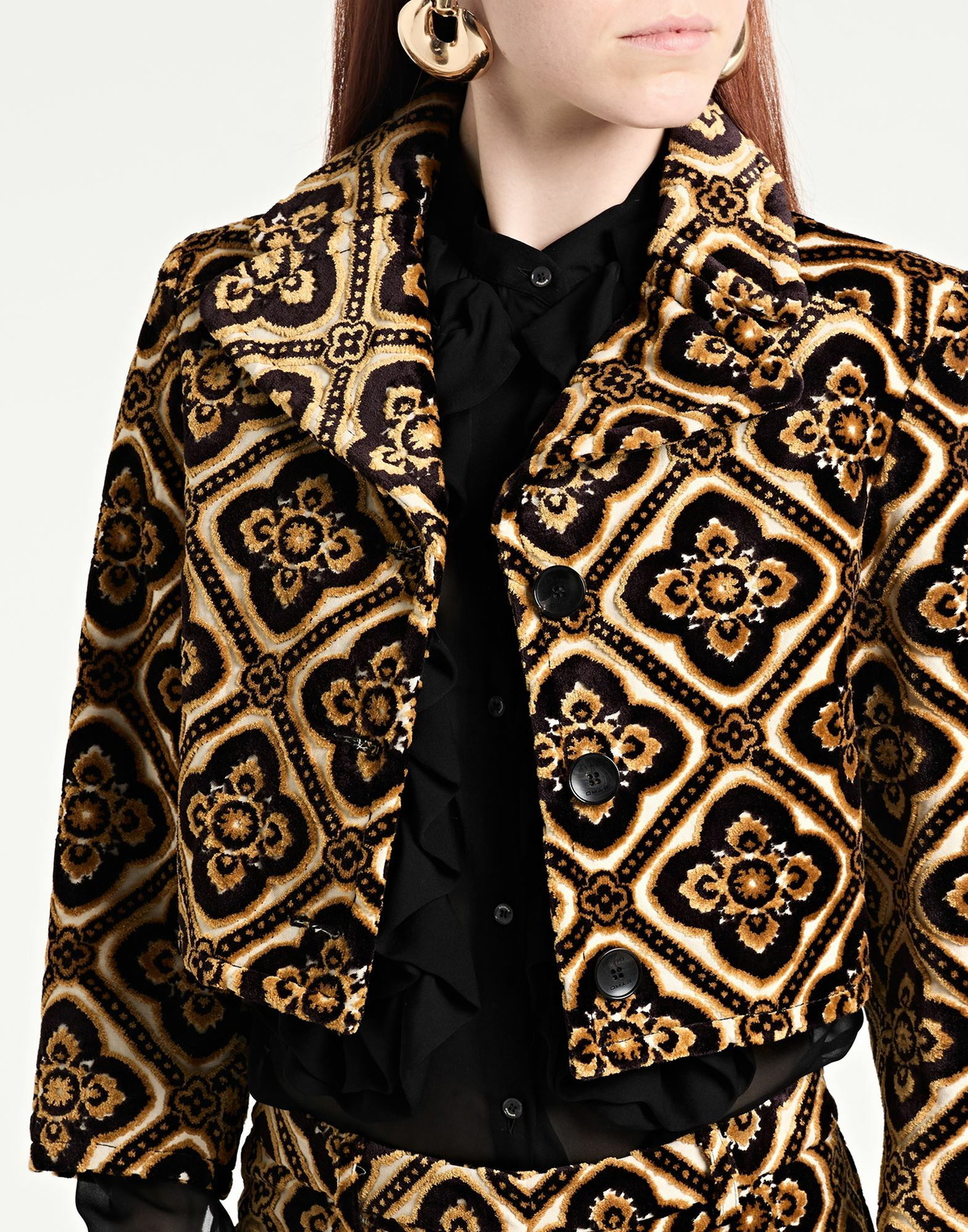 Etro Womens Blazer Dark in Brown