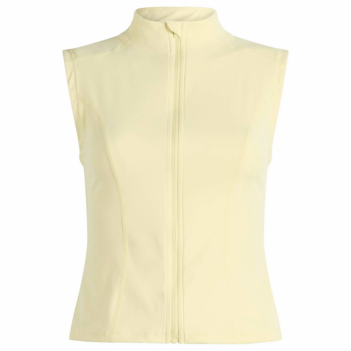Photo: TALA Women's SkinLuxe Sleeveless Zipped Jacket in Lemon Yellow