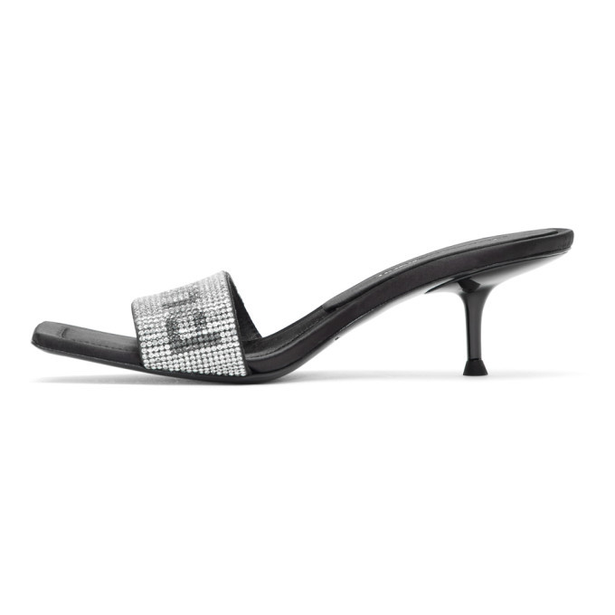 Alexander Wang Black Jessie Crystal Sandals Alexander Wang