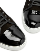 Lanvin DBB1 Panelled Suede Sneakers Black