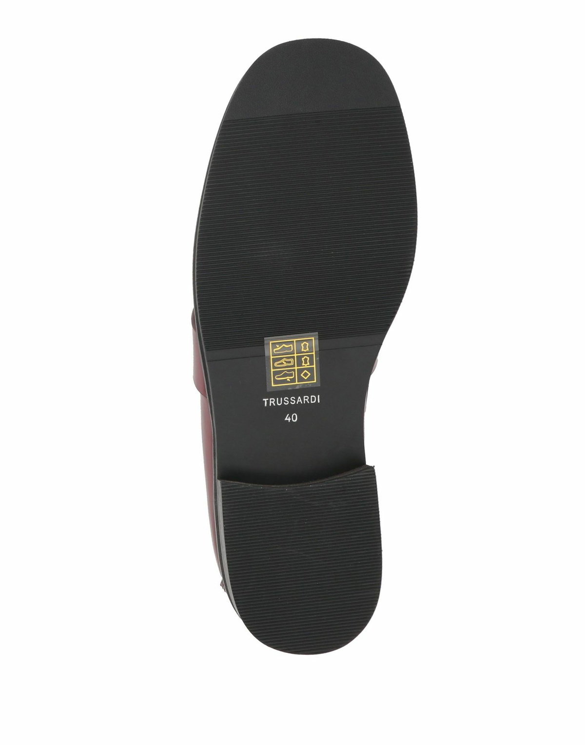 Trussardi Womens Loafers Burgundy