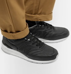 New Balance - M997 Full-Grain Leather Sneakers - Black