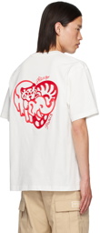 Kenzo White Kenzo Paris Embroidered T-Shirt