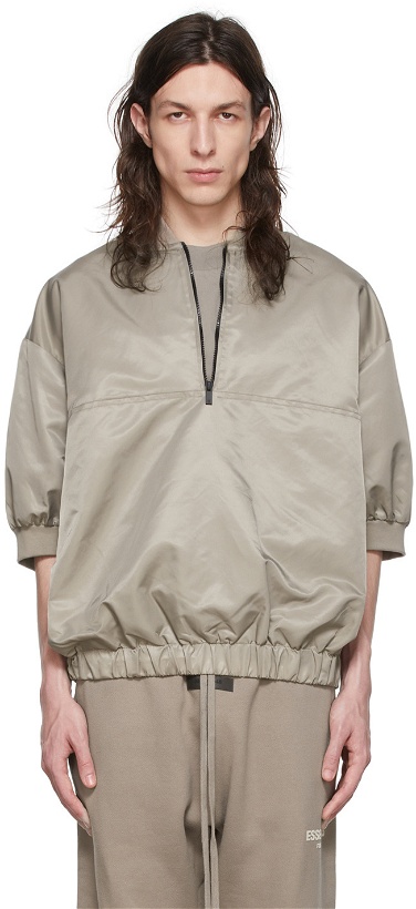 Photo: Essentials Taupe Nylon Jacket