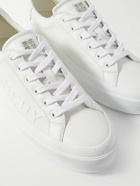 Givenchy - Logo-Embossed Leather Sneakers - White