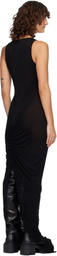 Rick Owens Black Temple V Tank Maxi Dress
