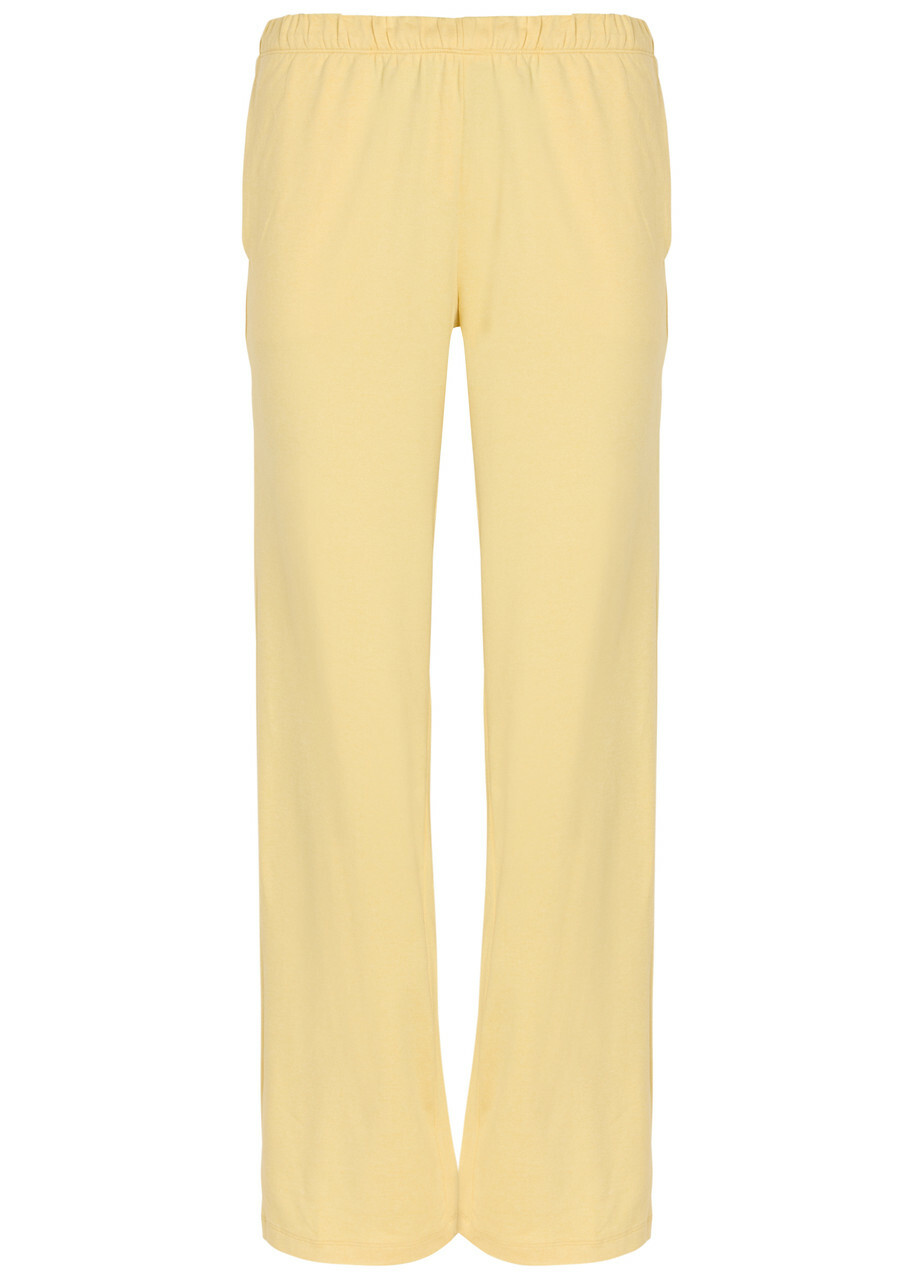 Vuori Halo Modern Straight-leg Jersey Sweatpants Yellow