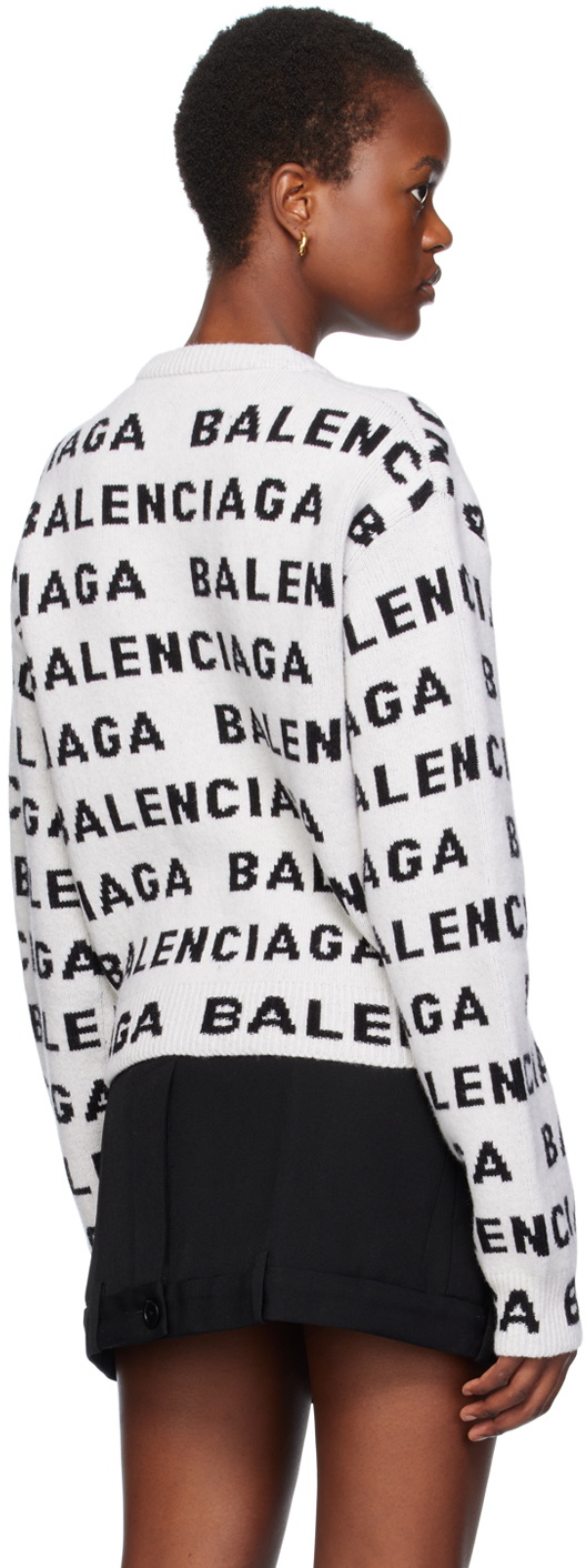 Balenciaga discount white sweater