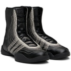 Y-3 Black Regu Hi Sneakers