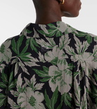 Loewe Floral silk crépon shirt