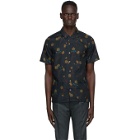 PS by Paul Smith Navy Floral Casual Short Sleeve Shirt
