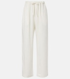 The Row Faz linen-blend wide-leg pants