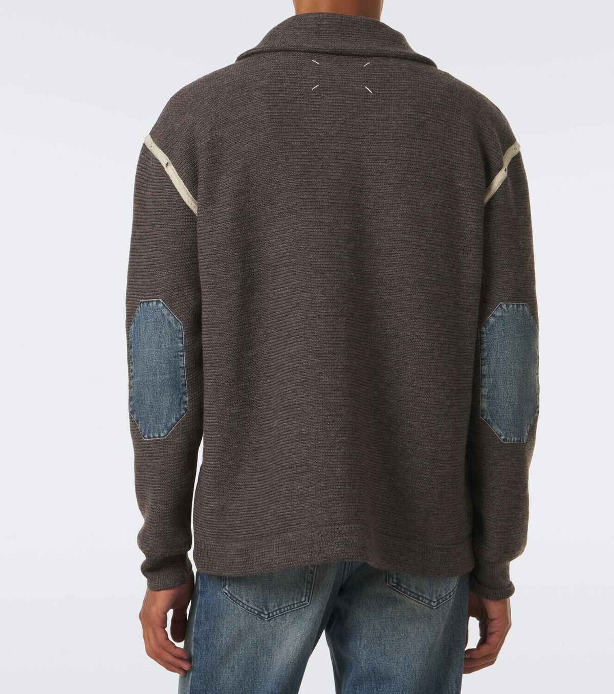 Maison Margiela Wool zip-up sweater