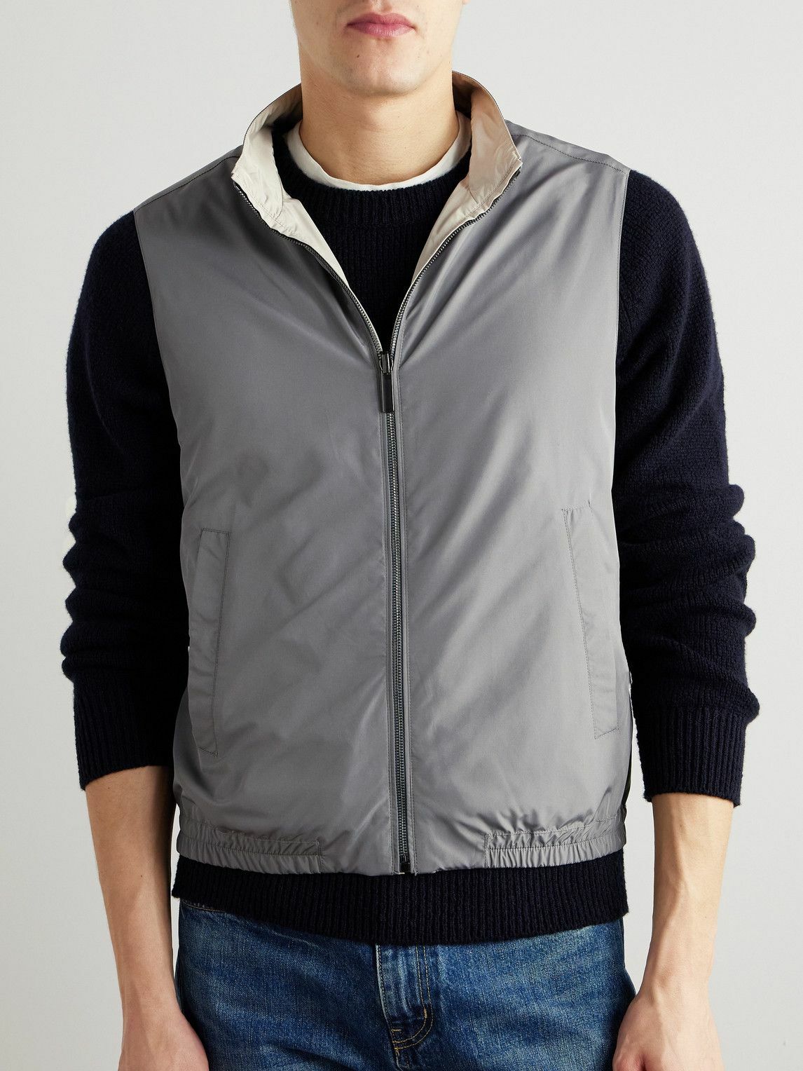 Canali - Reversible Shell Gilet - Neutrals