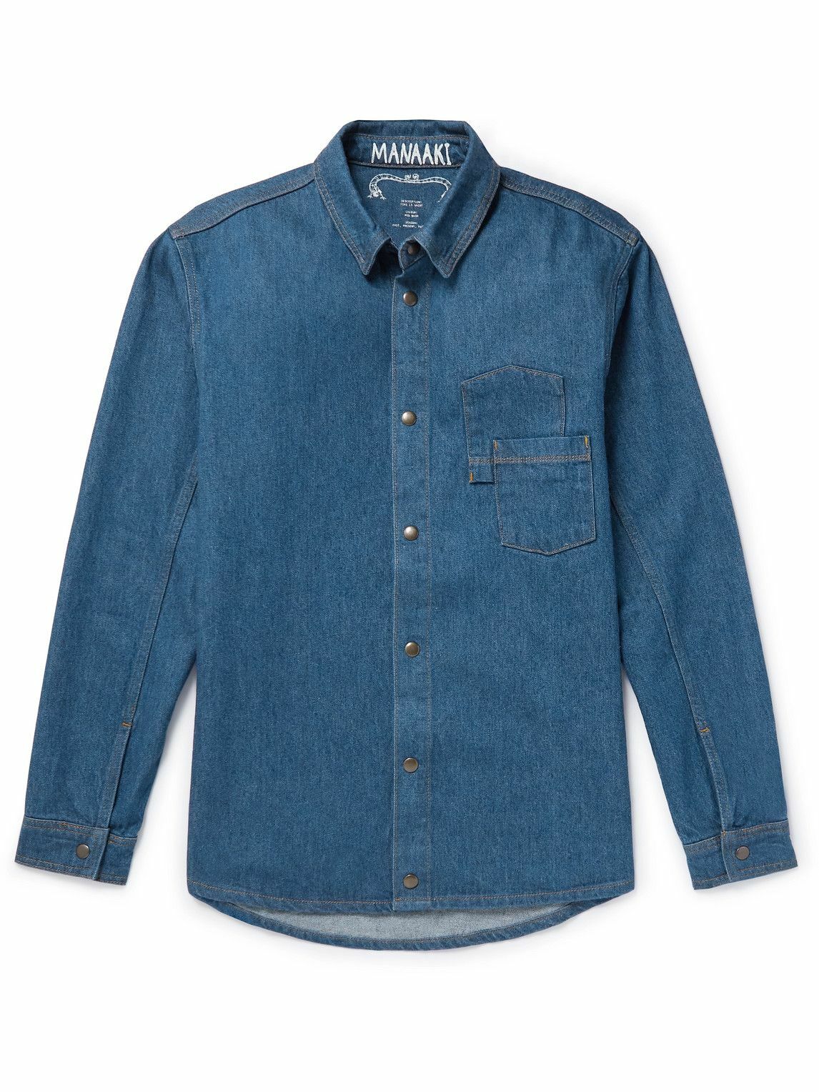 MANAAKI - Timi Denim Shirt - Blue