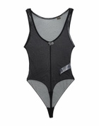 Elisabetta Franchi Womens Bodysuit in Black